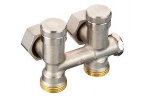 H uždarymo ventilis RVL-K 1/2" vienvamzdžiai sistemai, kampinis Danfoss 003L0282